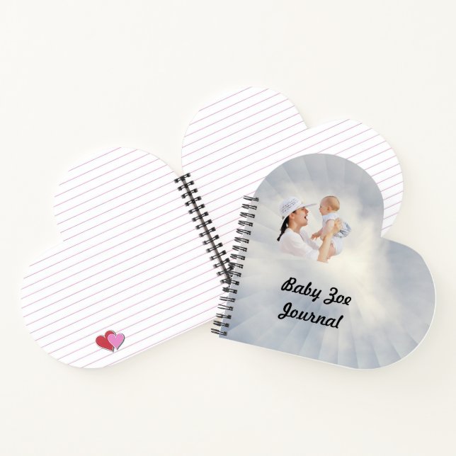 Illusion of the Sun Background Baby Notebook (Inside)