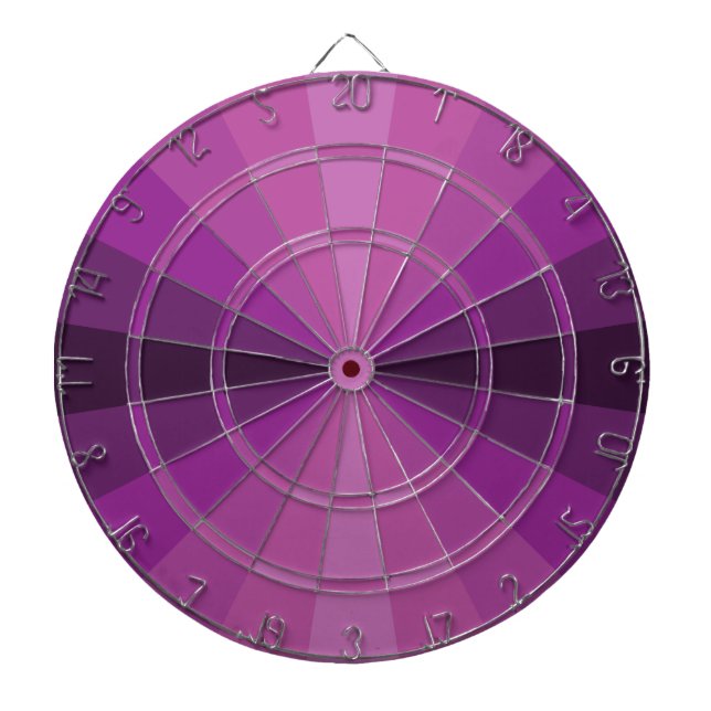Illusion optique Cible de flechettes violette (Devant)