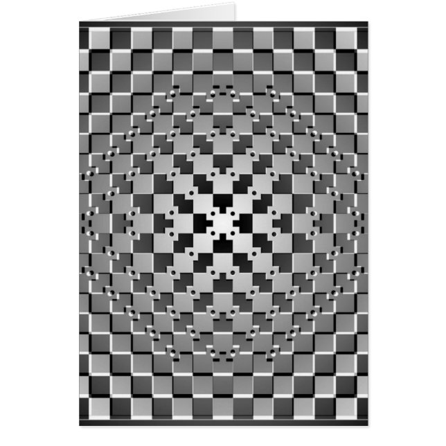 Illusion optique folle - Carré en métal de Morphag (Devant)