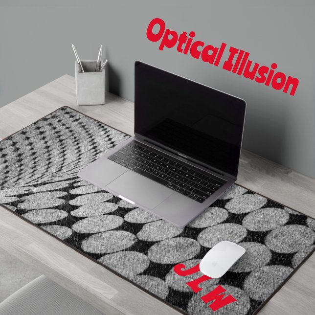 Illusion Optique moderne Monochromatique gris noir (Créateur téléchargé)