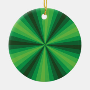Illusion optique Ornement vert