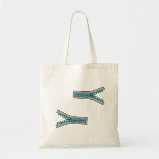Illusion Zip Design Tote Bag
