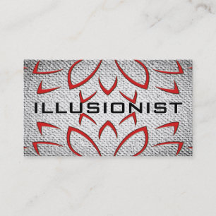 Illusionist Textured Look Business Card