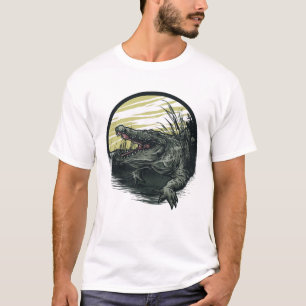 Illustrated alligator T-Shirt