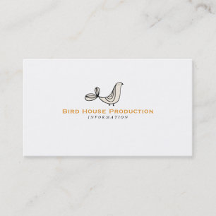 Illustrated Bird Business Card