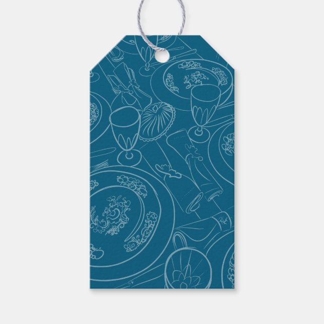 Illustrated Brunch Gift Tag (Front)