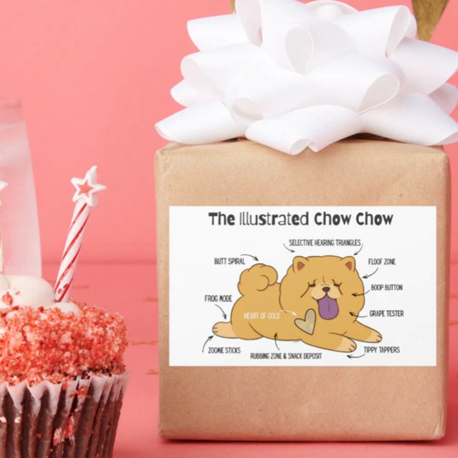 ILLUSTRATED CHOW   STICKER (Creator Uploaded)