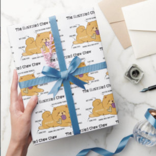 ILLUSTRATED CHOW WRAPPING PAPER