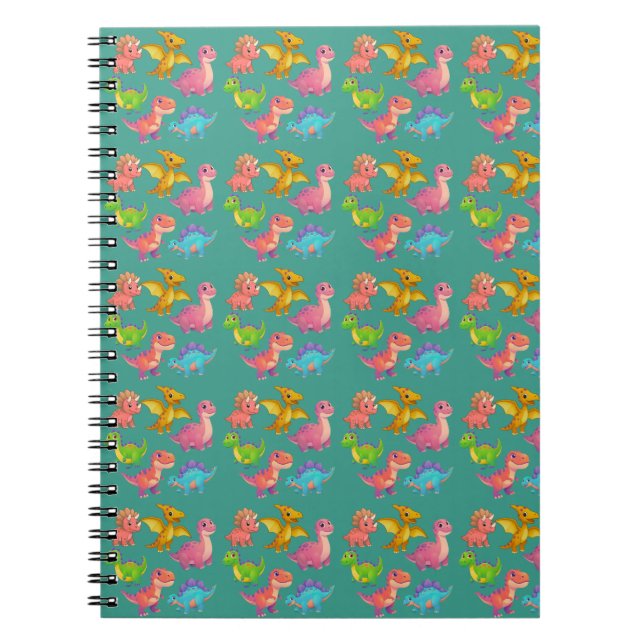 Illustrated Dinosaurs Notebook (Front)