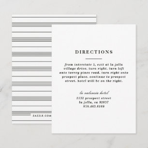 Illustrated Knot Directions Card - Black