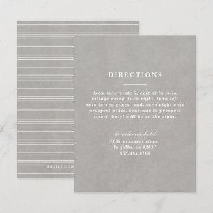 Illustrated Knot Directions Card - Grey