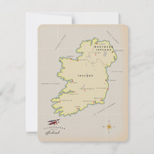 Illustrated Map of Ireland