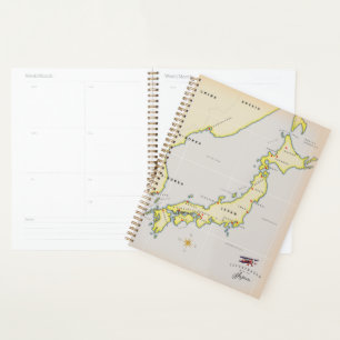 Illustrated map of Japan Planner