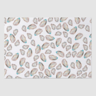 Illustrated Oyster Tissue Paper - FULL COLOR