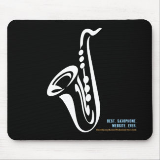 Illustrated Saxophone Mouse Pad
