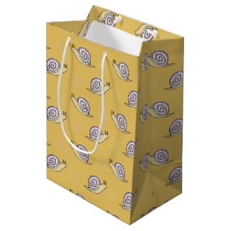 Illustrated Snails and Swirls Pattern