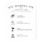 Illustrated Wedding Day Schedule