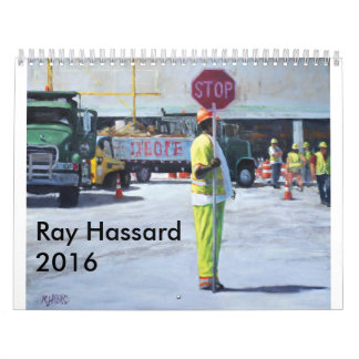 Illustration 2016 de calendrier de Hassard de