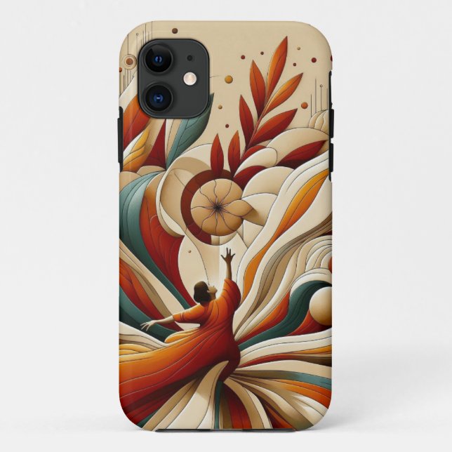 Illustration Abstraite iPhone 11 Coque (Dos)