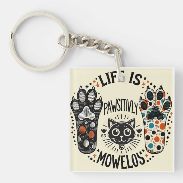 Illustration adorable à thème de chat (Devant)