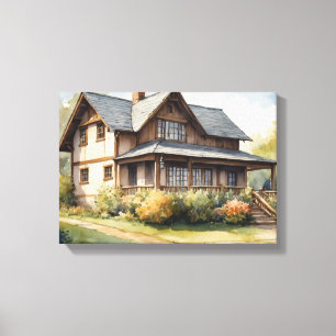 Illustration aquarelle Art#8 Impression de toile