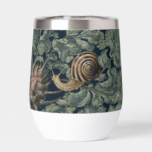 Illustration Art Nouveau Vintage Escargot Botaniqu