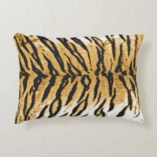 Illustration Art of Indo-Chinese Tiger (Panthera T Accent Pillow