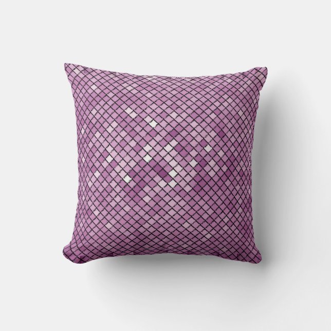 Illustration background carbon with a frame of dif throw pillow (Front)