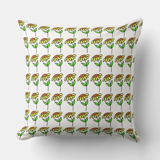 Illustration botanique Coussin décoratif pour cott (Recto)