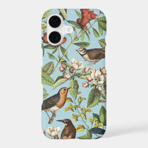 Illustration botanique du jardin des oiseaux vinta