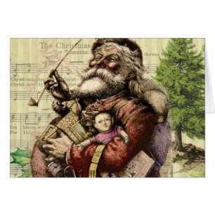 Illustration classique de l'arbre du Père Noël joy
