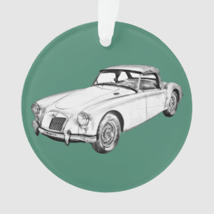 Illustration convertible de voiture de sport de MG