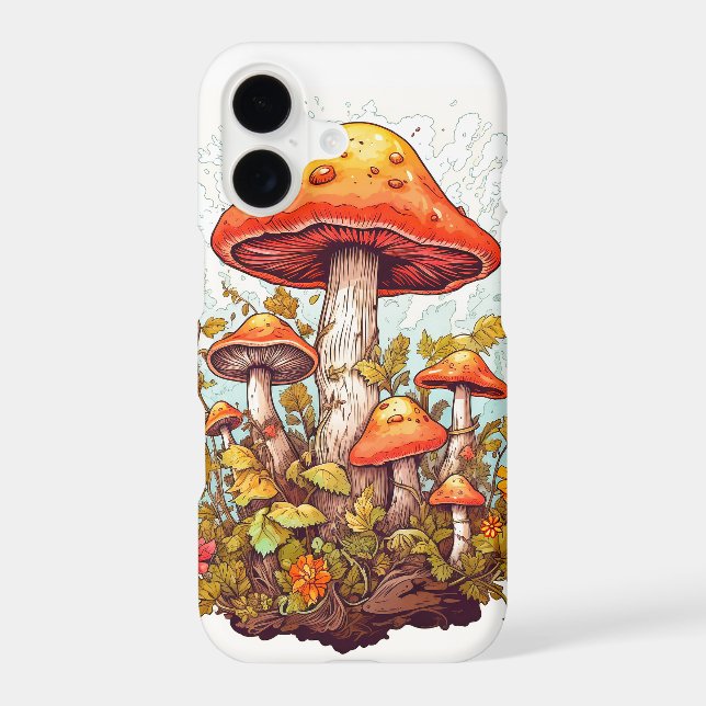 Illustration créative de forêt de champignons (Verso)