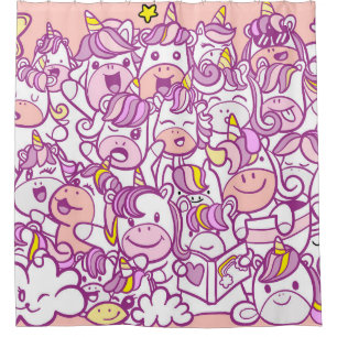 Illustration, Cute unicorn and pony collection wit