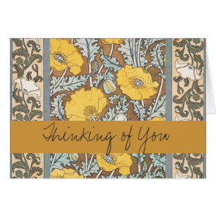 illustration d'art pavot fleur jaune
