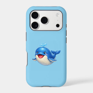 Illustration de baleine adorable, cadeau d'animal