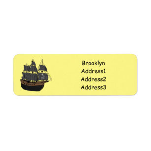 Illustration de bateau pirate