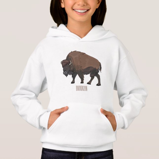 Illustration de bison (Devant)