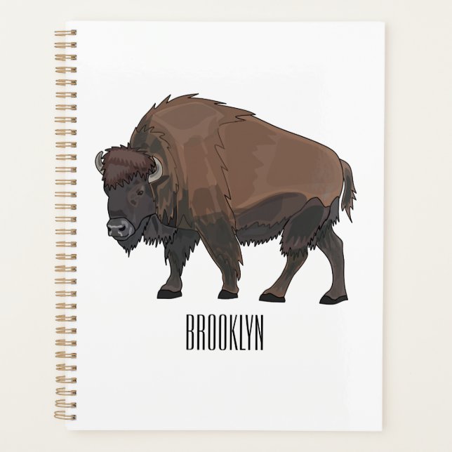 Illustration de bison (Devant)