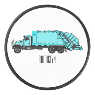 Illustration de camion à ordures