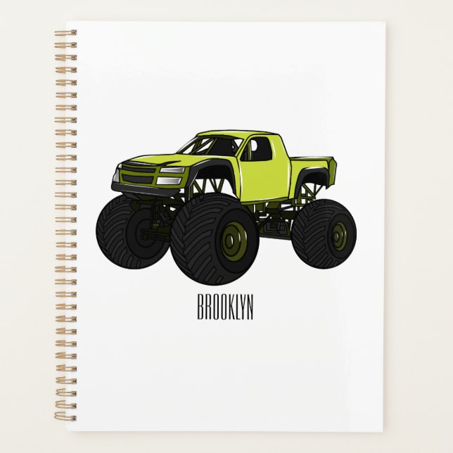 Illustration de camion monstre (Devant)