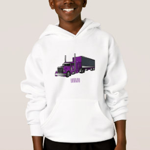Illustration de camion semi-remorque