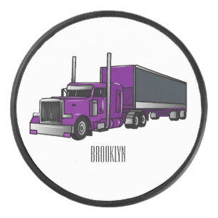 Illustration de camion semi-remorque
