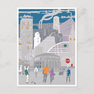 Illustration de carte postale Manchester
