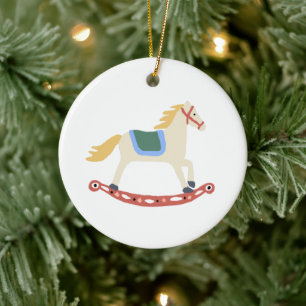 Illustration de Cheval à roche ornement en céramiq