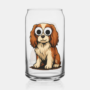 Illustration de chiot aux yeux globuleux mignon