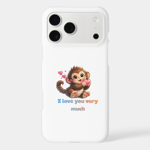 Illustration de citation romantique de singe migno
