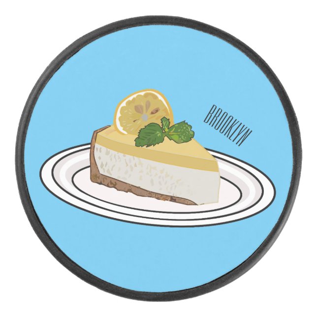 Illustration de citron cheesecake (Devant)