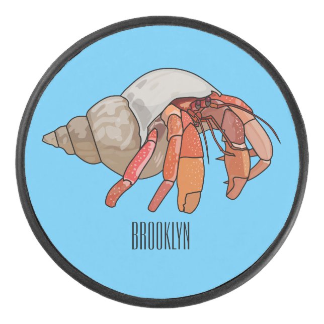 Illustration de crabe ermite (Devant)