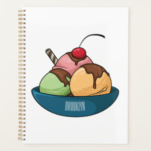 Illustration de crème glacée